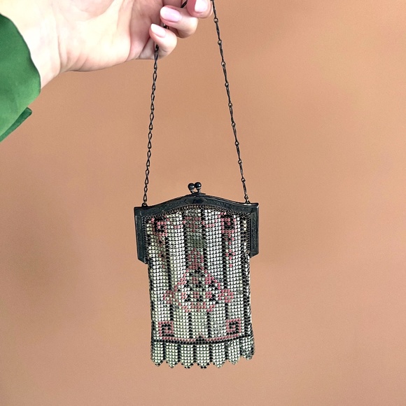✨ Very Rare 1930s flapper chainmail purse✨ - Picture 3 of 5